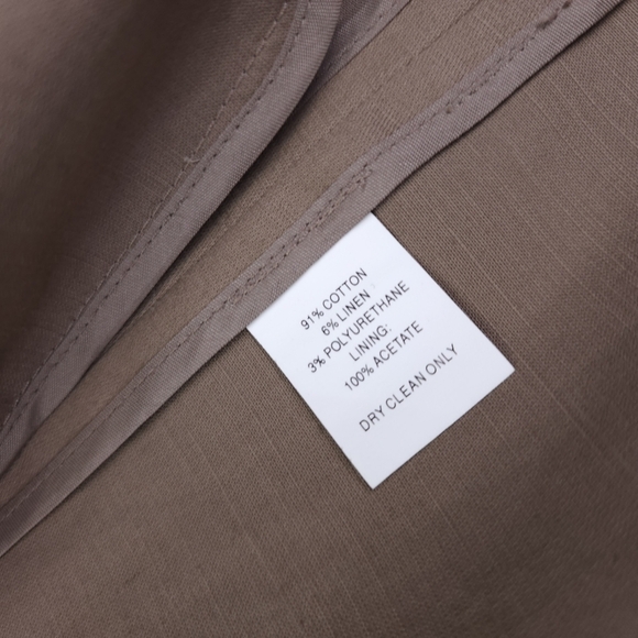 Trina Turk Tan Brown Blazer Sz 10 - Picture 7 of 15